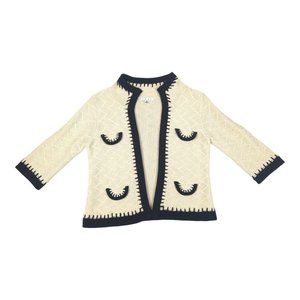 Cabi Women's Socialite Open Front Knit Cardigan Medium